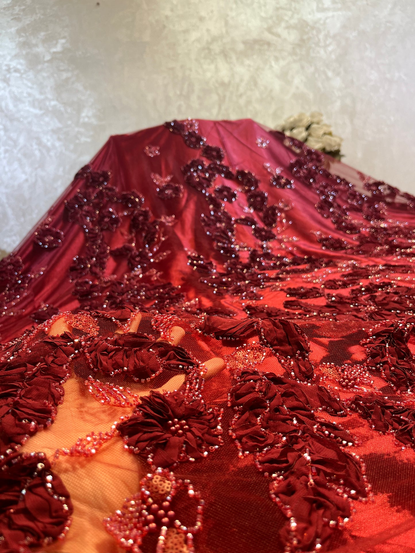 tulle travaillé 3D