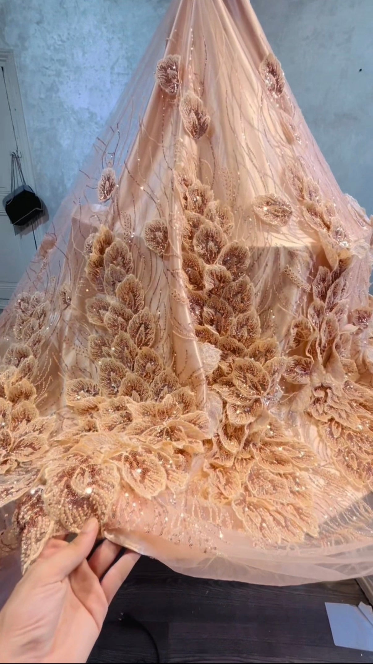Tissu perle Super 3D