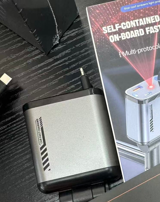 ⚡🔌 شاحن سيارة ذكي LED